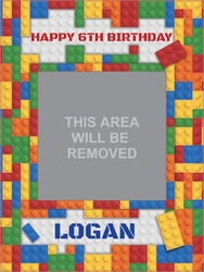Birthday - Lego Selfie Frame 18"Wx24"H