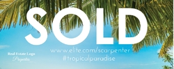 Vinyl Banner - Real Estate - Sold- Custom, Tropical