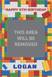 Birthday - Lego Selfie Frame 24"Wx36"H