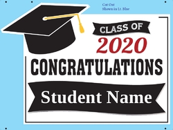 Class Of 2020 Cap Specialty Shape 24x18-Large