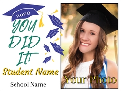 You Did It & Cap Photo 24x18-Large