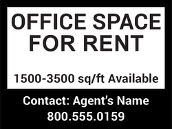 Real Estate - For Sale Yard Sign 24"x18"