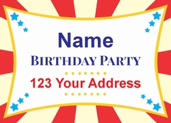 Birthday Party Yard Sign 14"x10"