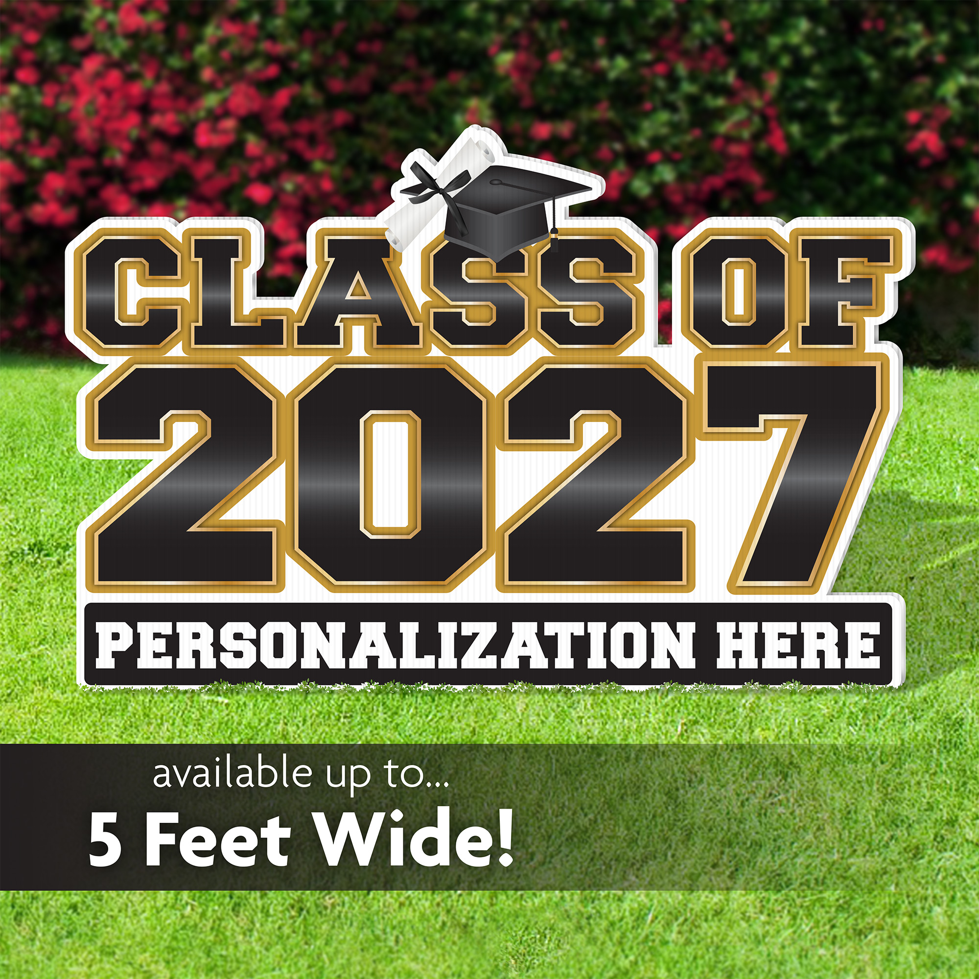 CLASS of 2027 Grad Yard Sign 2022 lawn Sign