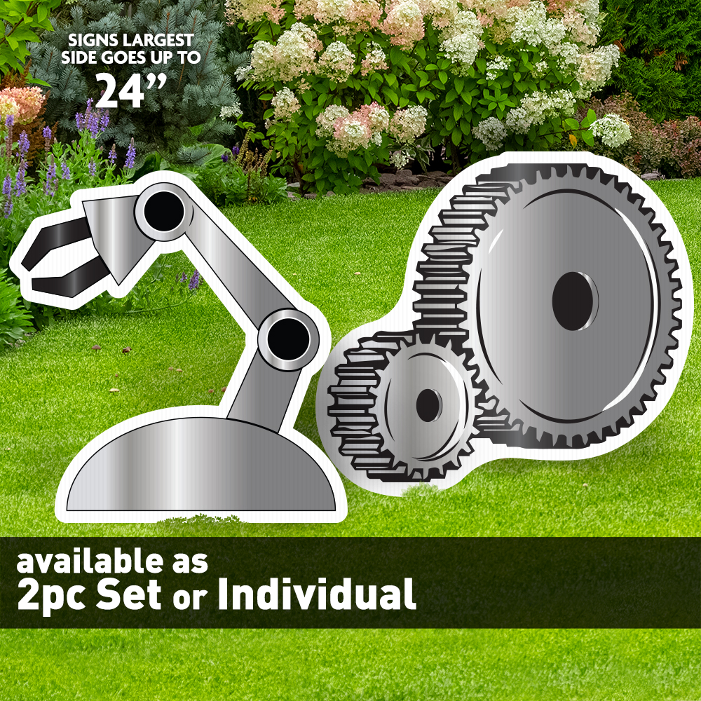 Robotics Gear and Robot Lawn & Photo Prop