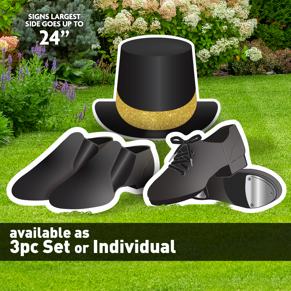 Jazz and Tap Dance Lawn & Photo Prop