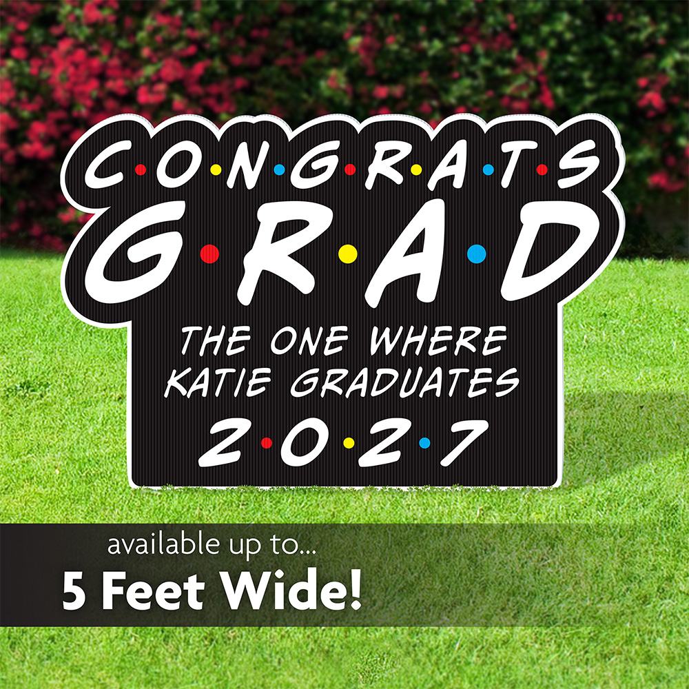 1990's Sitcom Inspired Grad Sign
