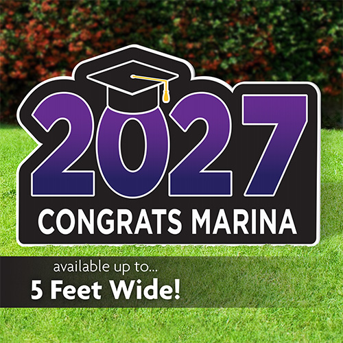 2027 Graduation Year Yard Sign