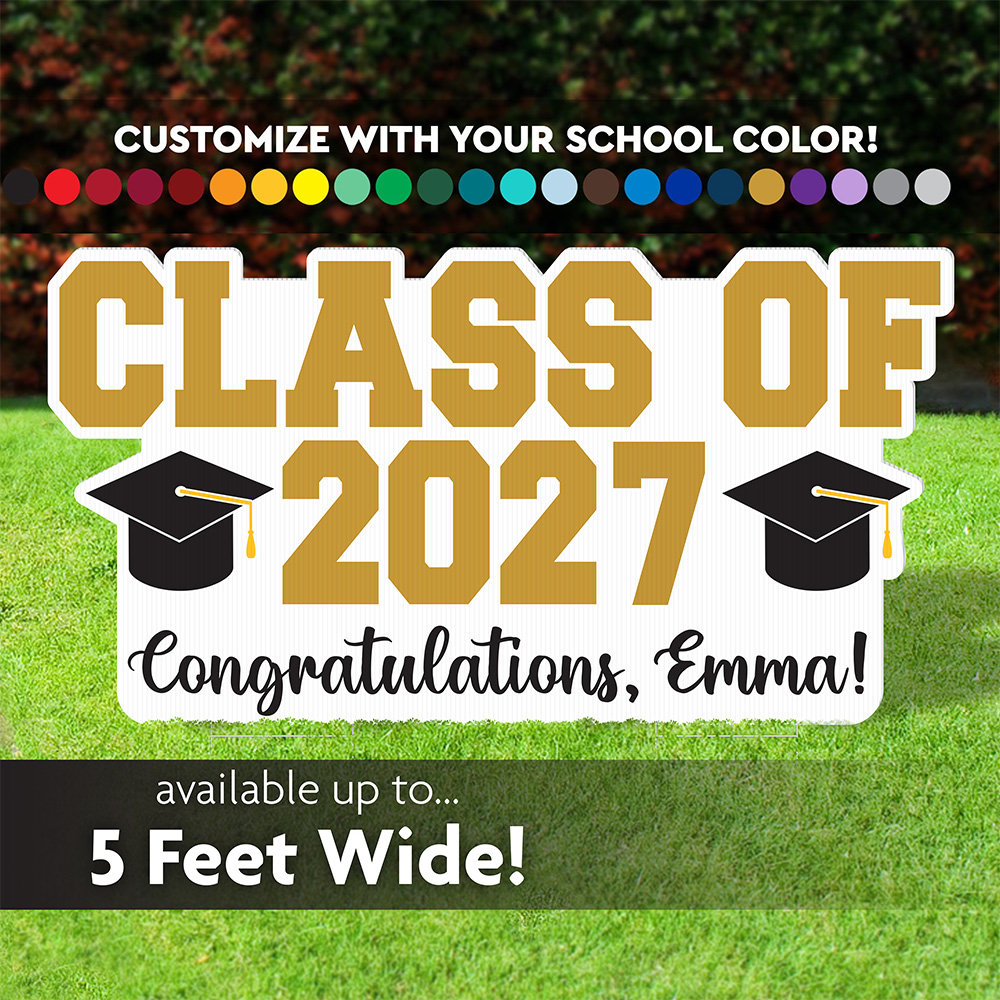 Class of 2027 Grad Yard Sign
