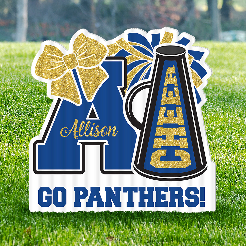 Cheer Squad Letter Yard Decoration