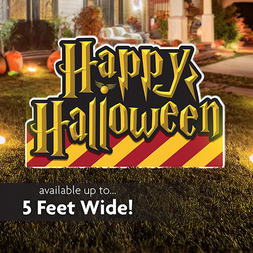 Wizarding World Halloween Lawn Sign