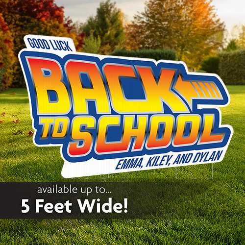 Back-To-School Lawn Sign