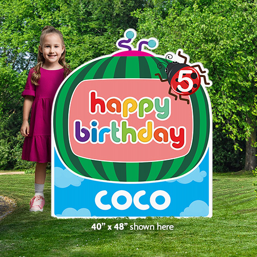 Watermelon Birthday Sign
