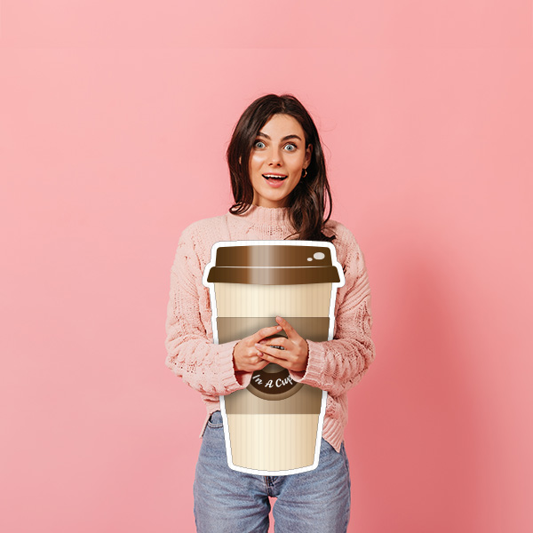 Hot Latte Venti <br>Lawn Sign / Prop
