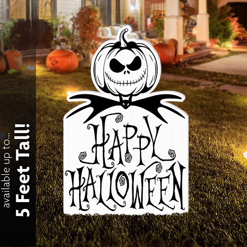 Pumpkin King Halloween Lawn Sign