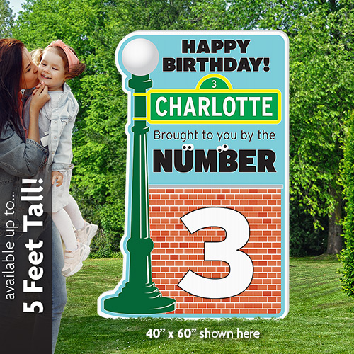 Birthday Street Sign Lawn Sign
