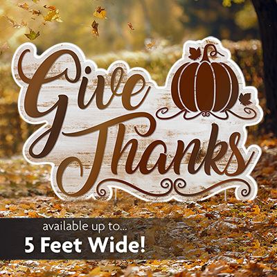 thumbnail image 2 of 8PCS Thanksgiving Yard Signs With Stakes, Rwanda 2 of 10