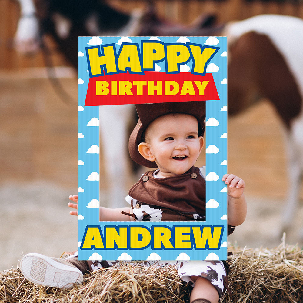 Toy Cowboy Story Selfie Frame