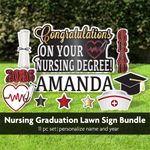 Nursing Graduation  Bundle Lawn Decor