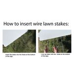 wire stake instructions