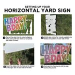 Amazing Birthday Comic Book Birthday Lawn Sign 6
