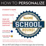 College Commitment Badge Lawn Sign 2
