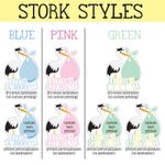 Stork Lawn Sign Baby Birth Announcement 4