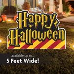 Wizarding World Halloween Lawn Sign 1