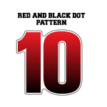 Red and Black Dot Pattern