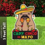 Capybarra Cinco De mayo theme Sign