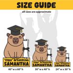 Capybara "Capy Graduation" Lawn Sign 3