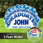 Graduation Balloon Arch Design Grad Lawn Sign 1