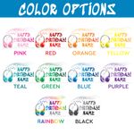 Headphones & Music Birthday Lawn Sign 4