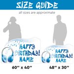 Headphones & Music Birthday Lawn Sign 3