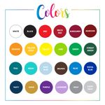 Soccer Star Round Sign Colors