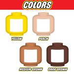 Block Head Birthday Selfie Frame, Social Media Frame, Photo Prop 2