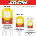 Block Head Birthday Selfie Frame, Social Media Frame, Photo Prop 4