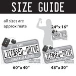 Licensed to Drive Lawn Sign & Photo Prop 3