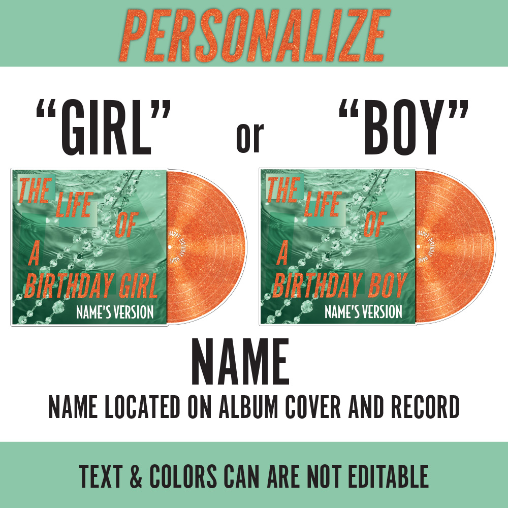 The Life of a Birthday Girl Lawn Sign 3