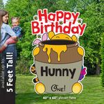 Honey Bear & Friends Birthday Lawn Sign 1
