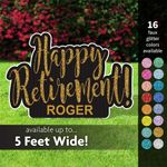 Happy Retirement personalized
