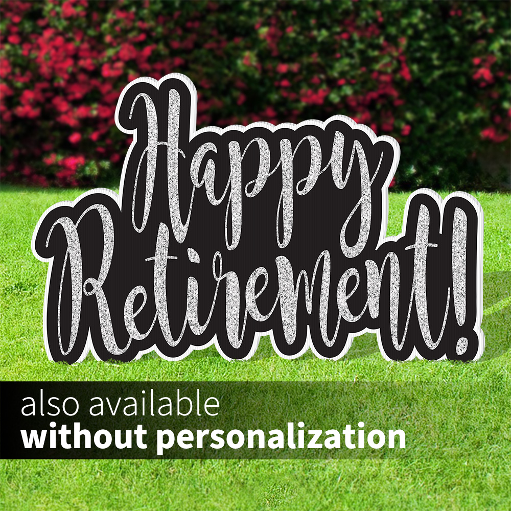 Happy Retirement no personalization