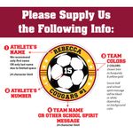 Soccer Star Round Sign Details