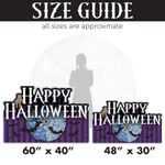 Goth Wednesday Halloween Lawn Sign 2