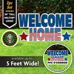 Welcome Patriotic Sign