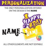 Willy Wonka Golden Ticket Birthday Lawn Sign personalization