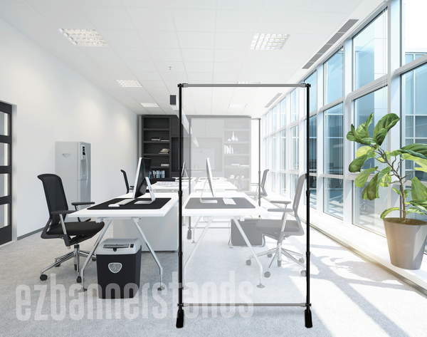 Free Standing Backdrop Clear Partitions