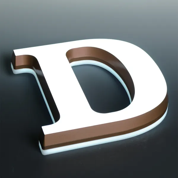 Front and Back-lit Letters