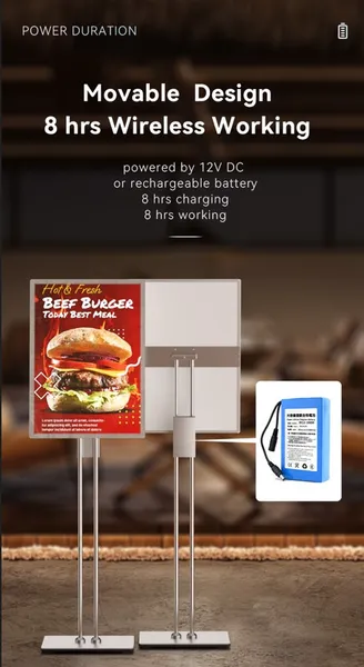 Floor Stand Light Box Ultra Thin