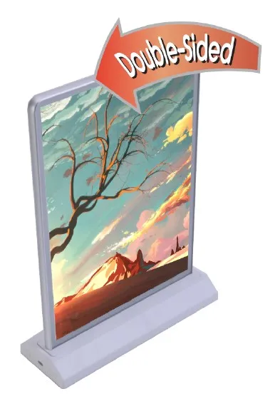 Desktop Lightbox Stand Up (Double Sided)
